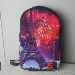 Colorful Eiffel Tower Backpack
